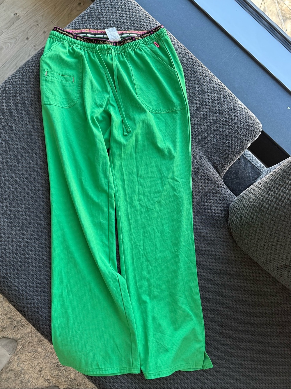 Bright Green Nursing Scrub Pants